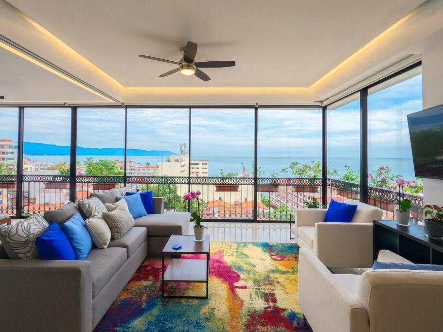 Luxury Oceanview Modern Condo Puerto Vallarta Exterior foto