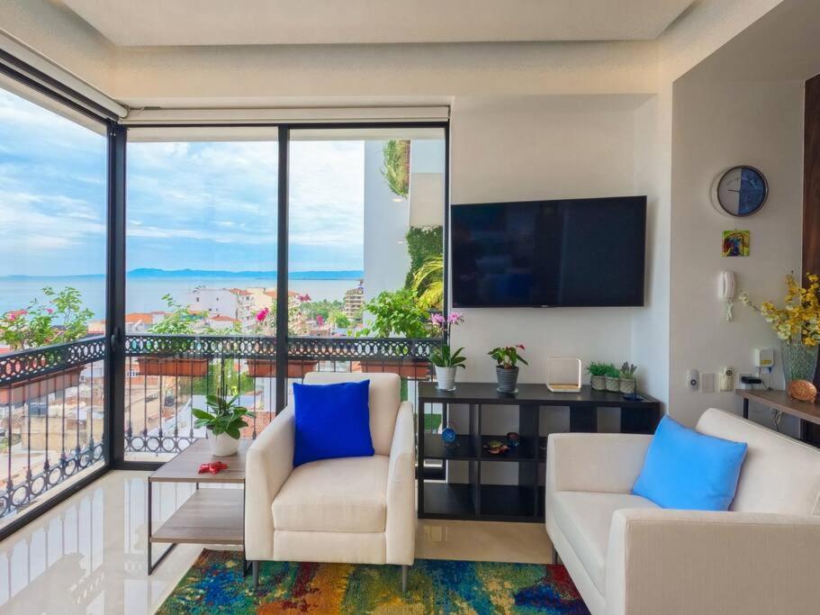 Luxury Oceanview Modern Condo Puerto Vallarta Exterior foto